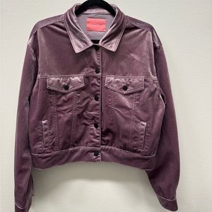 Signature Purple Velour Jacket